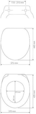 WENKO Premium WC-Sitz Portugal, MDF, 23778100