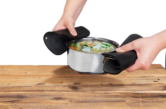 WENKO Silikon Topfuntersetzer Mod. Wesi, 2er Set zum Schutz von Oberflächen, 55066100