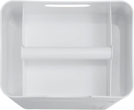 WENKO Stand WC-Garnitur Mod. Imon 6 in 1 Weiß matt, integrierter Toilettenpapierhalter, WC-Bürstenhalter, Ersatzrollenhalter, Stauraumfächer und Ablage,24212100