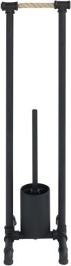 WENKO Stand WC-Garnitur Osuna, 20.5 x 77 x 25 cm, 23713100