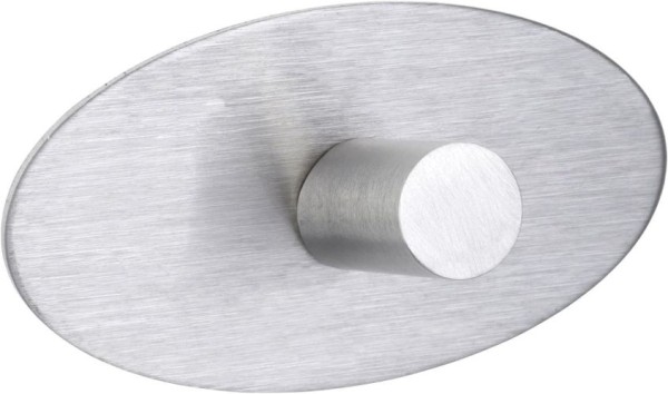 WENKO Strip-it® Wandhaken Piceno, 2er Set Edelstahl rostfrei, 4466014100