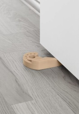 WENKO Türstopper und Fensterstopper Multi-STOP® Beige für Türen, Fenster und Schubladen, 50512100