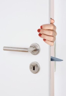 WENKO Türstopper und Fensterstopper Multi-STOP® Blau-Grau für Türen, Fenster und Schubladen, 50513100