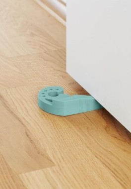 WENKO Türstopper und Fensterstopper Multi-STOP® Mint für Türen, Fenster und Schubladen, 50514100