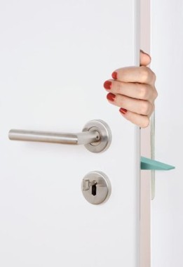 WENKO Türstopper und Fensterstopper Multi-STOP® Mint für Türen, Fenster und Schubladen, 50514100