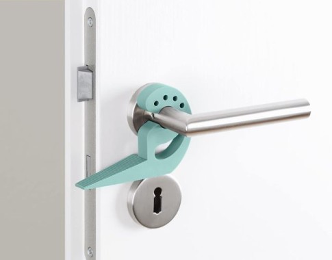 WENKO Türstopper und Fensterstopper Multi-STOP® Mint für Türen, Fenster und Schubladen, 50514100