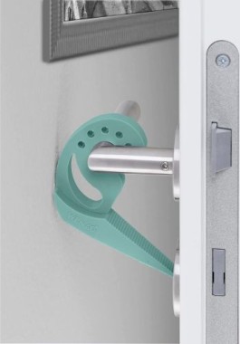 WENKO Türstopper und Fensterstopper Multi-STOP® Mint für Türen, Fenster und Schubladen, 50514100