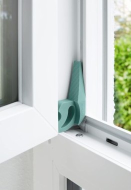 WENKO Türstopper und Fensterstopper Multi-STOP® Mint für Türen, Fenster und Schubladen, 50514100