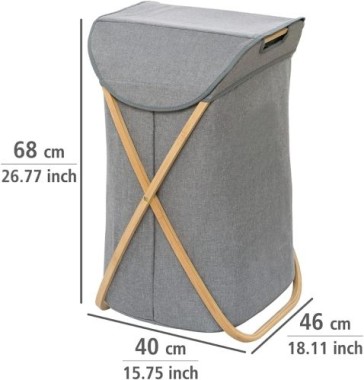 WENKO Wäschesammler Bahari, 79 Liter, 40 x 68 x 46 cm, 62211100