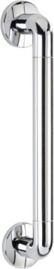 WENKO Wandhaltegriff Secura, 43x7x8 cm, aus rostfreiem Aluminium & Kunststoff, 22098100