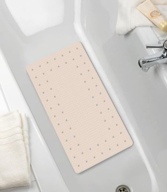 WENKO Wanneneinlage Mirasol Beige, 39 x 69 cm, 23144100