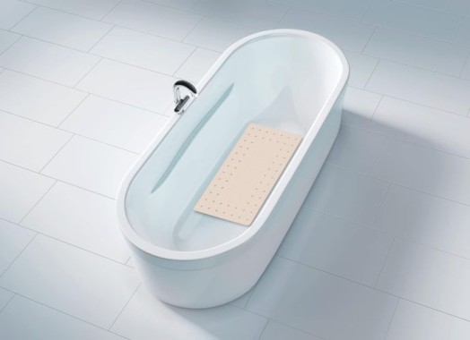 WENKO Wanneneinlage Mirasol Beige, 39 x 69 cm, 23144100