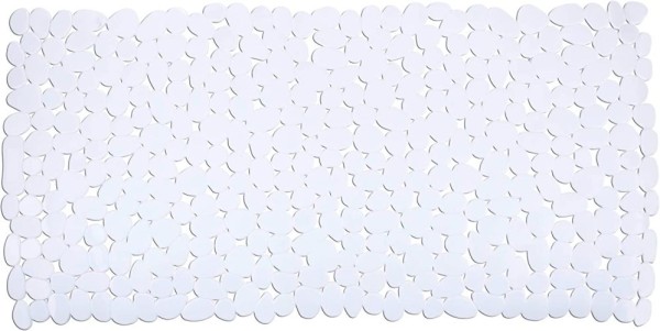 WENKO Wanneneinlage Paradise White, Kunststoff (TPR), 36 x 71 cm, Weiß 20276100
