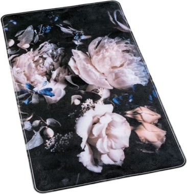 WENKO Wanneneinlage Peony - Antirutsch-Badewannenmatte mit Saugnäpfen, Kunststoff (TPR), 40 x 70 cm, Mehrfarbig, 24343100