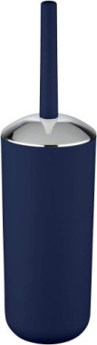 WENKO WC-Garnutur Brasil, Kunststoff, Inklusive Toilettenbürste, Ø 10 x 37 cm, Dunkelblau 22522100