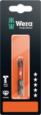 Wera 851/4 IMP DC SB Impaktor Bits, 2 x 50 mm, 05073956001