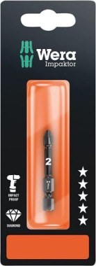 Wera 855/4 IMP DC Impaktor Bits, PZ 2 x 50 mm, 05073961001
