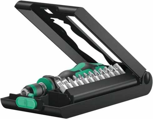 Wera Kraftform Kompakt 50, Handhalter mit Bit-Sortiment, 14-teilig, 05056656001