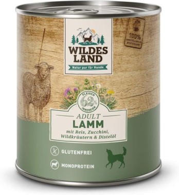 Wildes Land Classic Adult, Lamm mit Reis, 800g Dose, WL58205