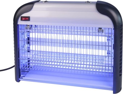 Windhager Fluginsekten Schutzlampe COMFORTABLE +, Insektenvernichter, Insektenlampe, Mückenvernichter, Mückenschutz, Gift-und chemiefrei, für 100m², 20Watt, 03529 9 x 65 x 31cm 03529