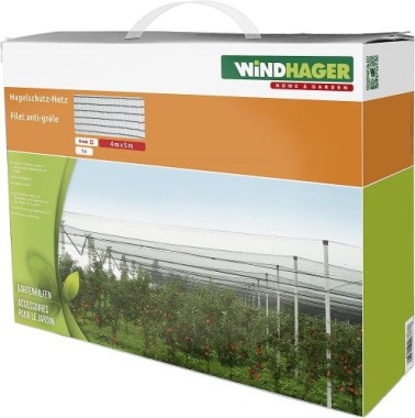 Windhager Hagelschutz-Netz, Maschenweite 8 mm, 5 x 4 m, grün, 06773