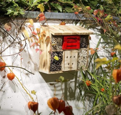 Windhager Insektenhotel ZUR LINDE braun, 13,5 x 30 x 27 cm 06991