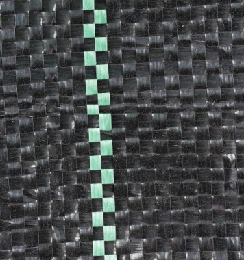 Windhager Unterboden-Gewebe, Anti-Unkrautgewebe, Bändchengewebe, Bodengewebe, wasserdurchlässig, 100 g/ m², 5 x 2 m, schwarz, 06751 6751