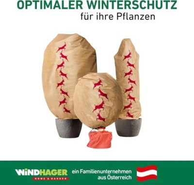 Windhager Winter-Deko-Vlieshaube Protect L, 0,6 x 1,8m, 06839