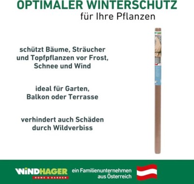 Windhager Winter-Vlies PROTECT, 2 x 5 m, 30g/m², 06258