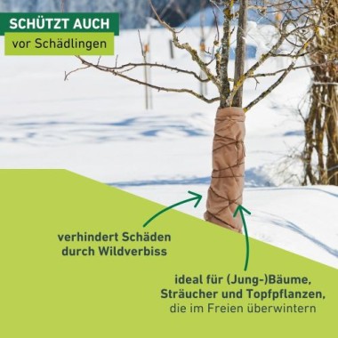 Windhager Winter-Vlies Superprotect, Kälteschutz, 1,5 x 3 m, 06722