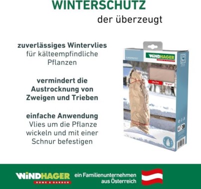 Windhager Winter-Vlies Superprotect, Kälteschutz, 1,5 x 3 m, 06722