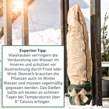 Windhager Winter-Vlieshaube Protect L, Kälteschutz, 0,6 x 1,8 m, 06819