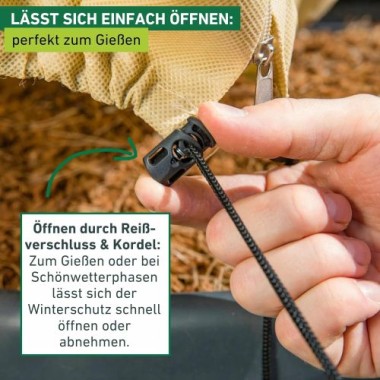Windhager Winter-Vlieshaube SUPERPROTECT XXXL, 3.9 x 3.5 m, 07438