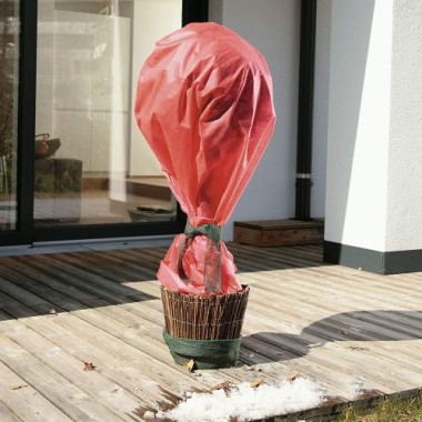 Windhager Wintervlies, 1,6 x 10 m rot 06065