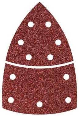 wolfcraft 10 Haft-Schleifblätter mit Base K60, gelocht 10x K60 1812000