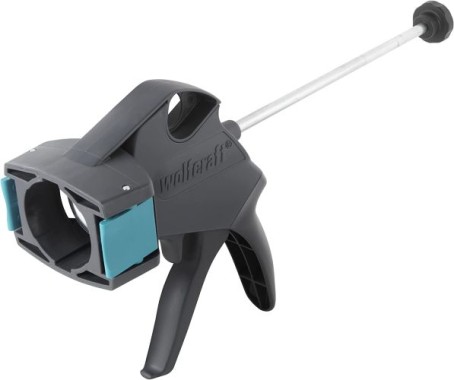 wolfcraft 1 MG 300 CLICK mechanische Kartuschenpresse 4355000 / Kompakte, ergonomische Kartuschenpistole mit automatischem Tropfstopp / Für 310 ml Kartuschen geeignet 4355000