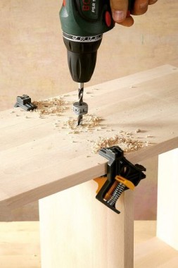 Wolfcraft 3 Tiefenstopps für Bohrer - Durchmesser 6, 8, 10 mm Single 2755000
