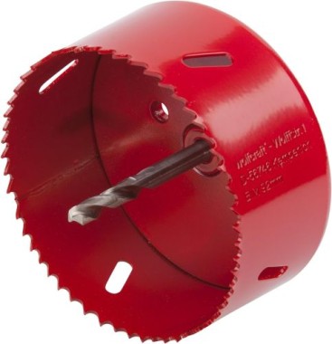 wolfcraft Bi-Metall-Lochsäge, Arbeitsdurchmesser 92 mm, Schnitttiefe 40 mm, 5492000