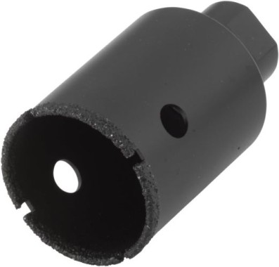 wolfcraft Bohrkrone, diamantbestreut „Ceramic“, für Winkelschleifer, Arbeitsdurchmesser 40 mm, 5944000