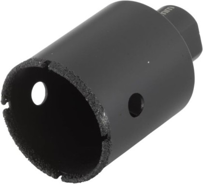 wolfcraft Bohrkrone, diamantbestreut „Ceramic“, für Winkelschleifer, Arbeitsdurchmesser 45mm, 5945000
