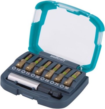 wolfcraft Diamant-Bit-Box, TORX® (T 10–30), 7-tlg. 2964000
