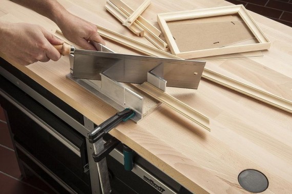 wolfcraft Handsäge, Zahnform geschränkt & geschliffen, Länge 300 mm, 6950000