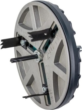 wolfcraft Lochsäge verstellbar, DM: 45-130mm, für Gipskartonplatten & Holz, 5978000