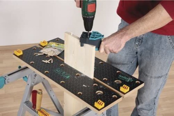 Wolfcraft MASTER 200 Spann- und Arbeitstisch klappbar 6177000