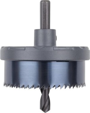 wolfcraft Mehrkranzlochsäge, DM 25-62 mm, mit 7 Schnellwechsel-Einsätzen, Schnitttiefe 18 mm, 2161000