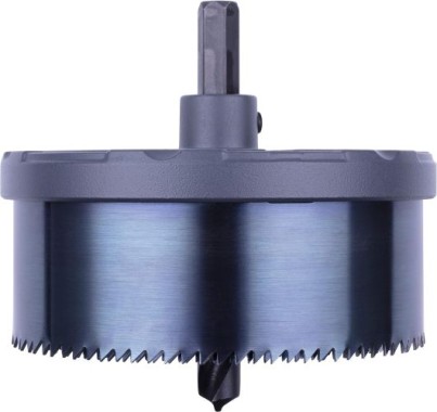 wolfcraft Mehrkranzlochsäge, DM 60-95 mm, mit 5 Schnellwechsel-Einsätzen, Schnitttiefe 33 mm, 2162000