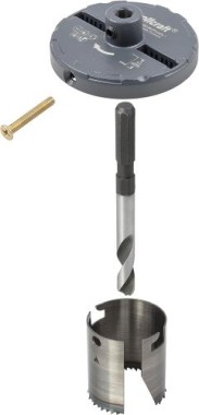 wolfcraft Mehrkranzlochsäge „Professional“, DM 28-74 mm, Schnitttiefe 40 mm, 2220000