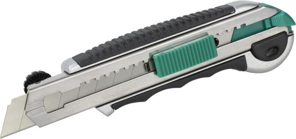 wolfcraft Profi-Abbrechklingen-Messer 18 mm I 4136000 I Messer für hohe Beanspruchung 4136000