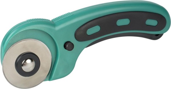 wolfcraft Rollmesser, zum Schneiden von Stoff, Leder und Papier, 4152000
