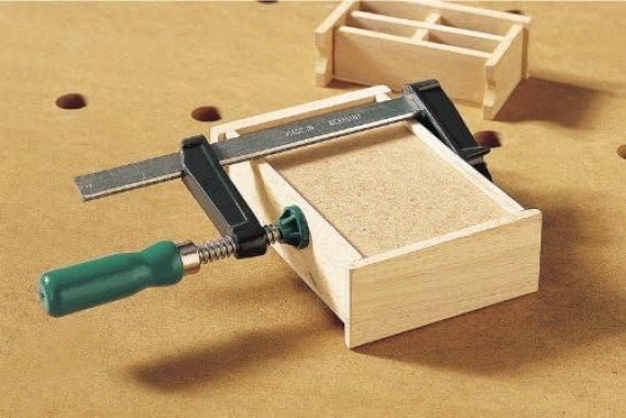 wolfcraft Schraubzwinge MINI, 85 x 200 x 20 mm, 3606000